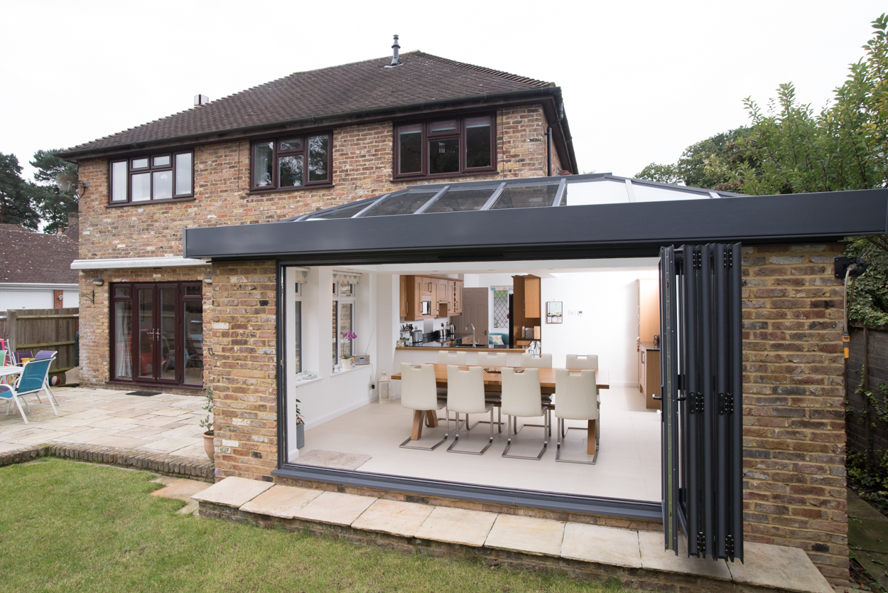 Modern Conservatory with Bi Fold Doors