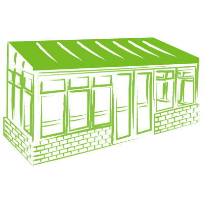 Hampshire, Berkshire, Surrey, Dorset & West Sussex Lean-to Conservatory Solid Roofs