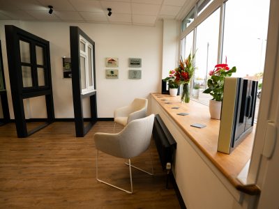A++ triple-glazed window display at Brackenwood Reading showroom