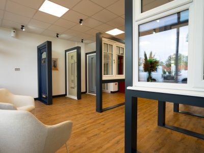 A++ triple-glazed window display at Brackenwood Reading showroom