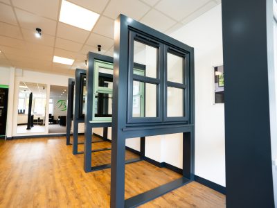 A++ triple-glazed window display at Brackenwood Reading showroom