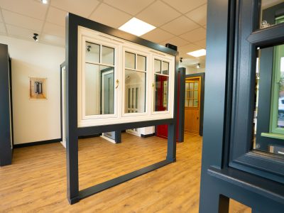 A++ triple-glazed window display at Brackenwood Reading showroom