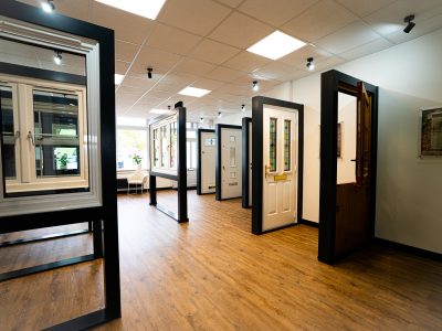 A++ triple-glazed window display at Brackenwood Reading showroom