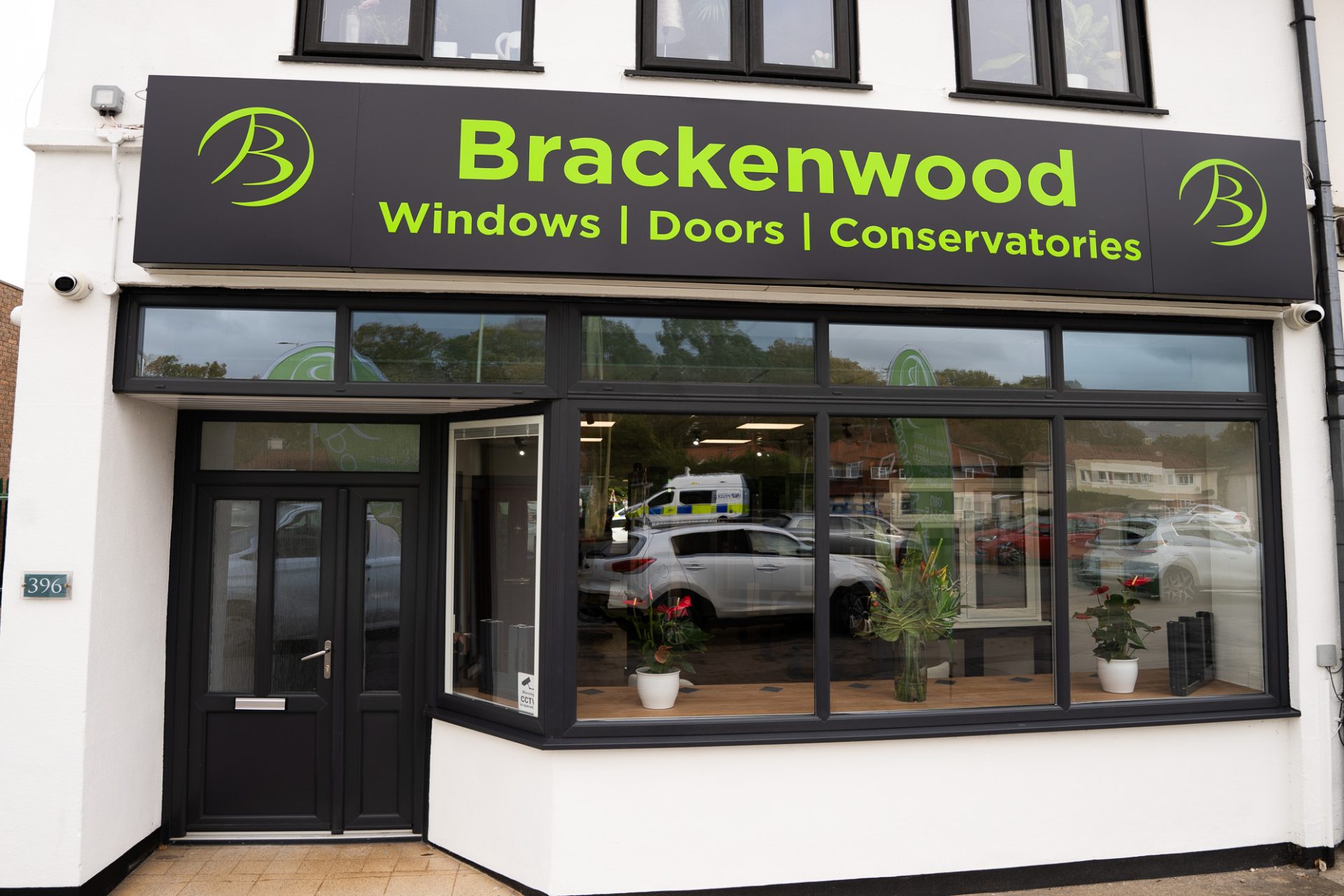 Exterior of Brackenwood Windows Reading showroom, London Road Earley