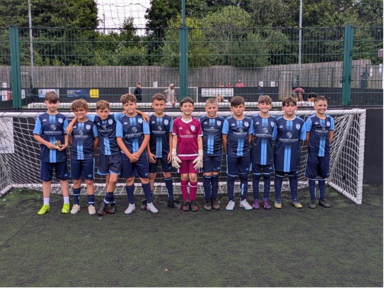 Winklebury Wizards players celebrating at the 2025 end-of-season ceremony