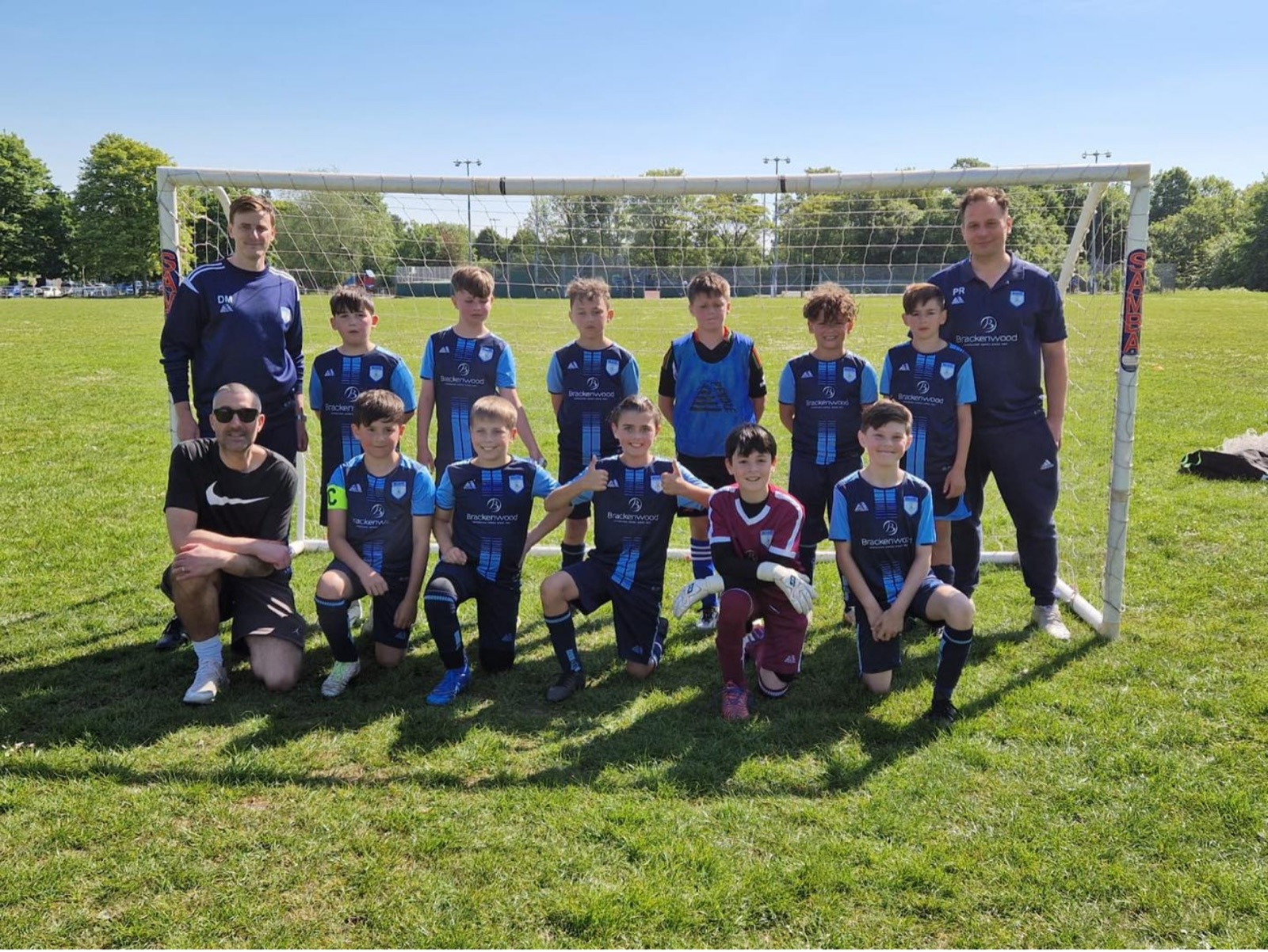 Winklebury Wizards team photo at the 2025 end-of-season ceremony